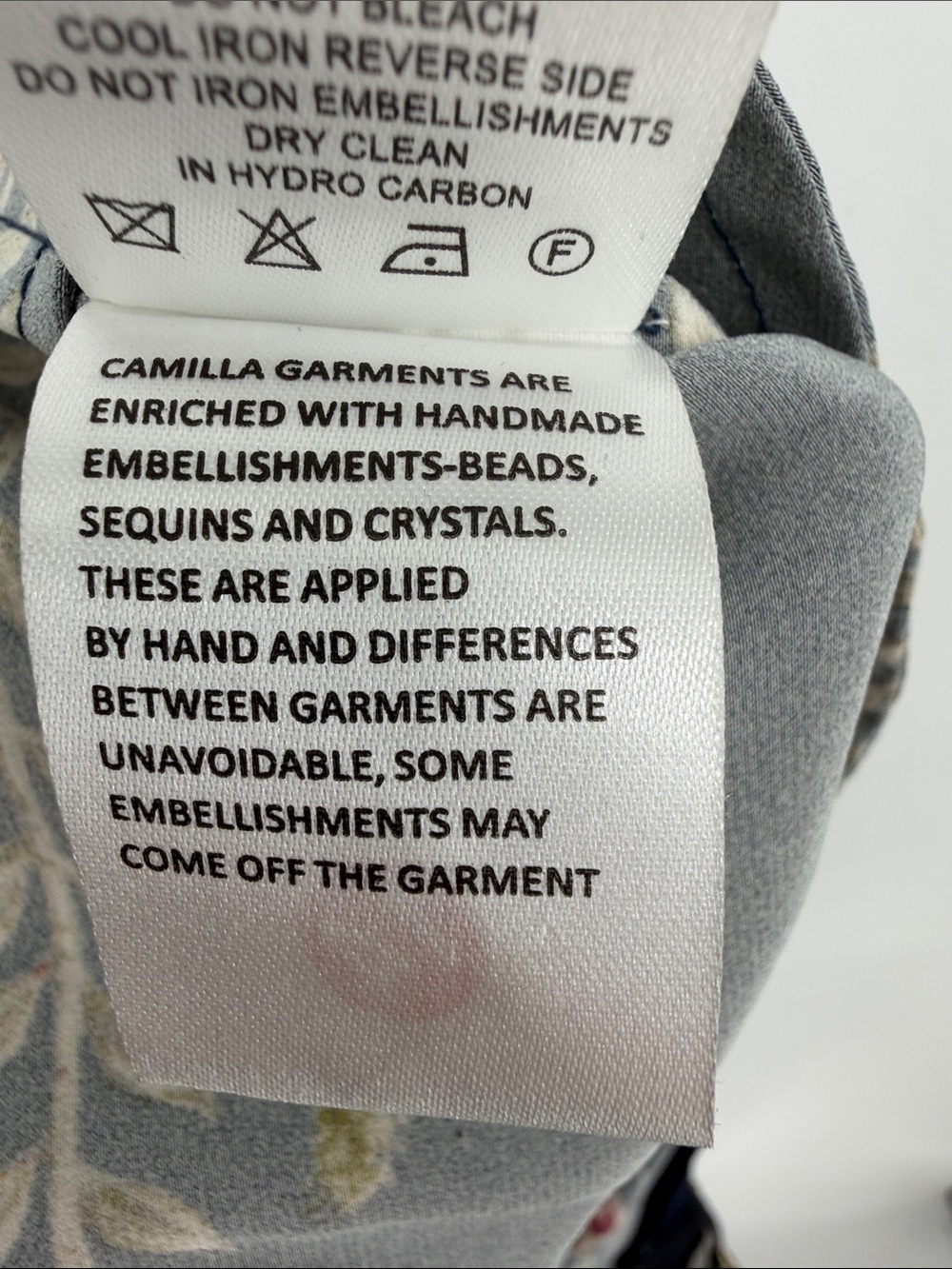 CAMILLA Dining Hall‎ Darling Silk Jogger Pants Small Designer Resort Luxe - Picture 12 of 12
